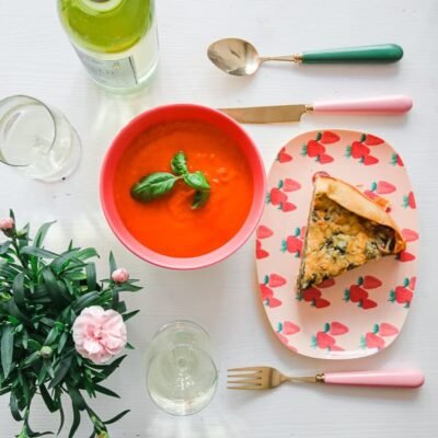 Menu Italiaanse  soep & Hartige Taart 1 persoon