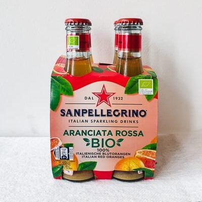 Bloedsinaasappel frisdrank, 4 stuks - Sanpellegrino