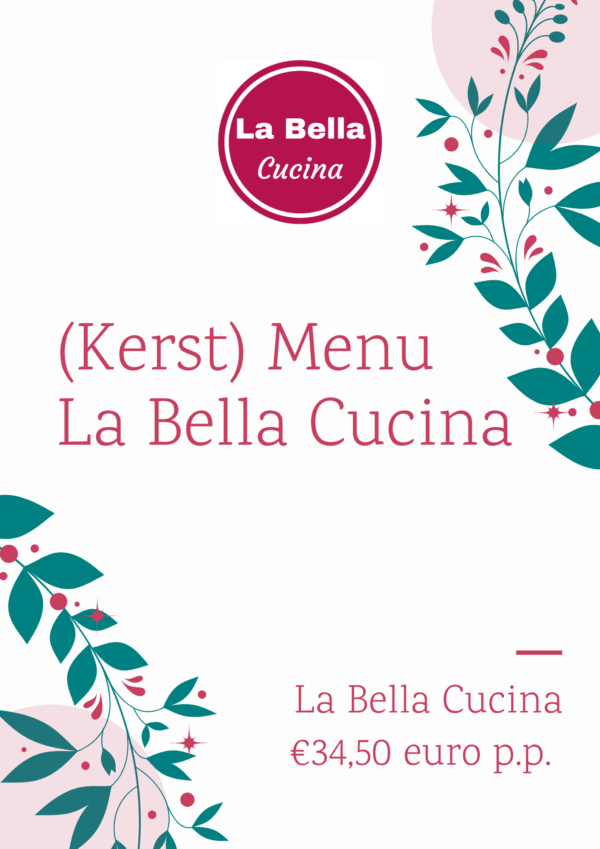 Menu La Bella Cucina