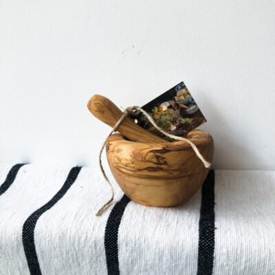 Olijfhouten Vijzel (Klein)