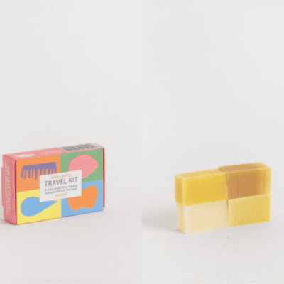 Fiekje Fleur - Travel Kit - 4 types of organic Bubble Buddy soap