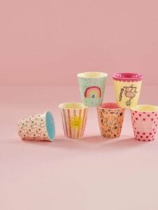 erice melamine kids cups 6x