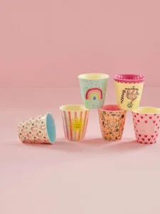 erice melamine kids cups 6x
