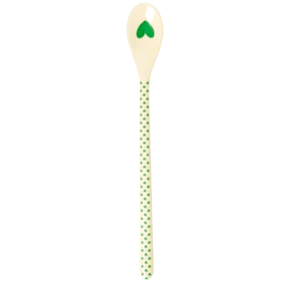 Latte macchiato lepel - Groen - Favorite Hearts Print