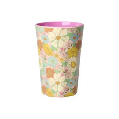 grote - Beker - Flower-Power - Bloemen