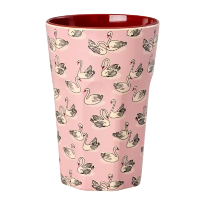 Grote beker - Roze - Swan