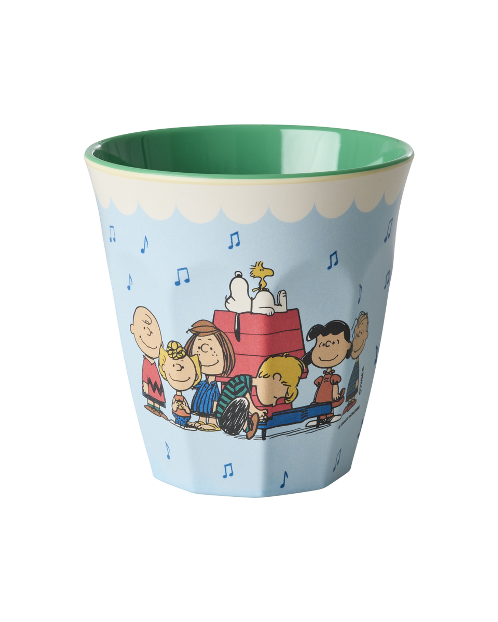 Middelgrote Beker Snoopy Print Blauw 250ml RICE by RICE