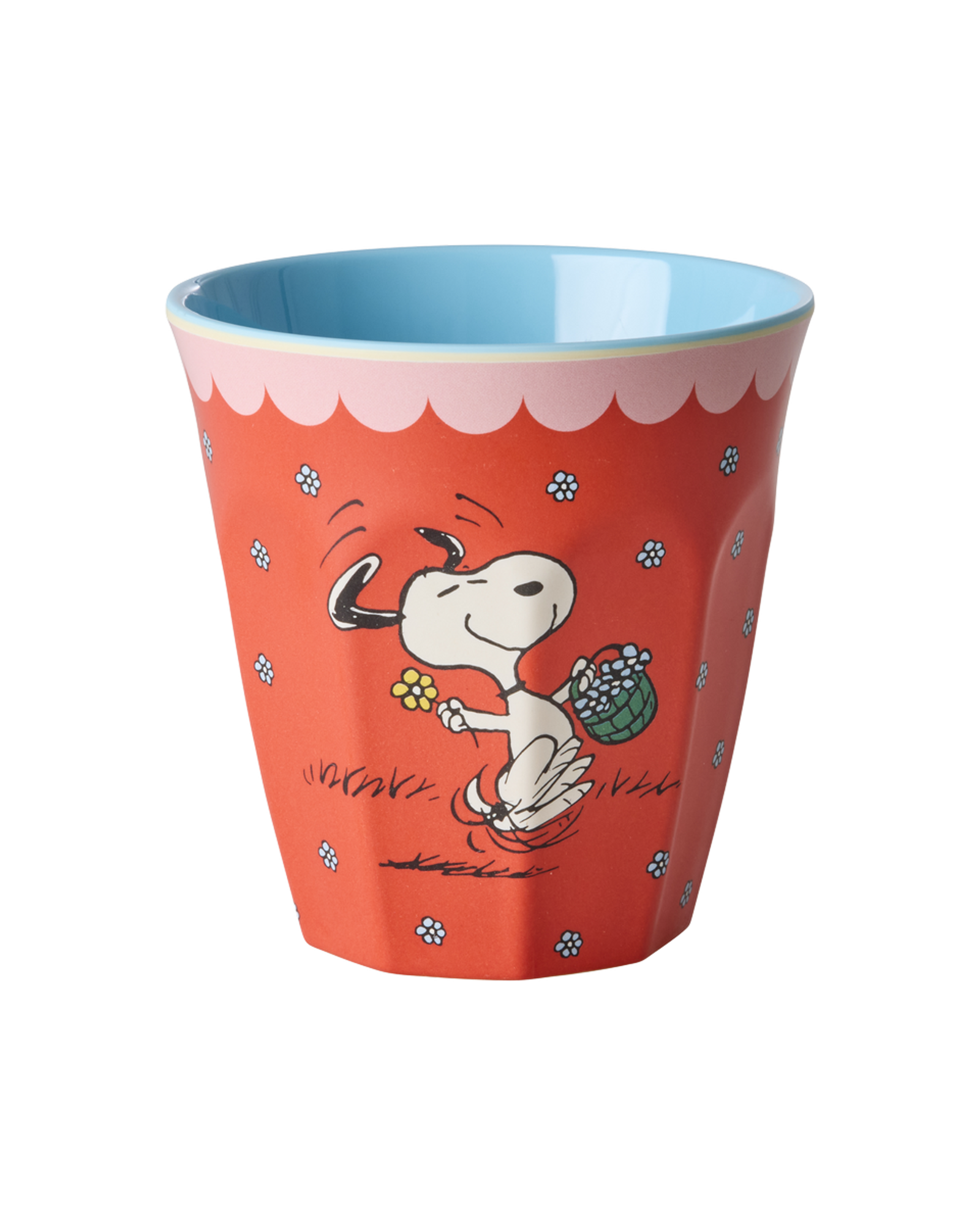 Middelgrote Beker Rood Snoopy Print 250 ml RICE by RICE